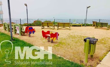 Hermoso departamento amoblado con vista al mar en el exclusivo Condominio Playa Paraíso, El Tabo