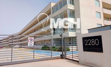 Hermoso departamento amoblado con vista al mar en el exclusivo Condominio Playa Paraíso, El Tabo