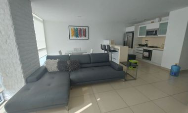 Samborondon, Venta de Hermoso Departamento 2 Dorm. y Estudio Amoblado
