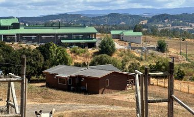 Vendo casa en parcela de 5.000 m2 en Quilacahuín a 28 kms de Osorno