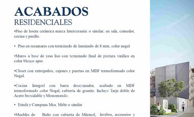 DEPARTAMENTOS NUEVOS EN VENTA RESIDENCIAL SANTA CRUZ. Naucalpan de Juárez.