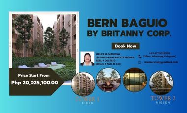 Experience cool breezes and Breathtaking Panoramas at BERN Baguio. Preselling luxury condominium by Brittany