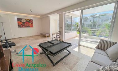 Departamento en venta con terraza con vista a la alberca y roof garden