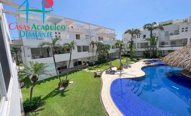 Departamento en venta con terraza con vista a la alberca y roof garden