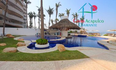 Departamento en venta con terraza con vista a la alberca y roof garden