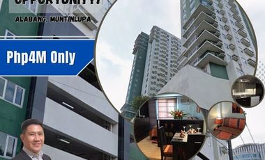 Studio Condo for Sale in Alabang | Fully Furnished | Affordable | Investment | Price Negotiable