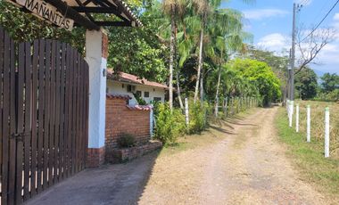 VENDO UNA HECTAREA EN RESTREPO META CON CASA QUINTA