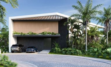 Villa de lujo en comunidad privada, pre-construcción, Selvamar, Playa del Carmen