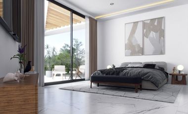 Villa de lujo en comunidad privada, pre-construcción, Selvamar, Playa del Carmen