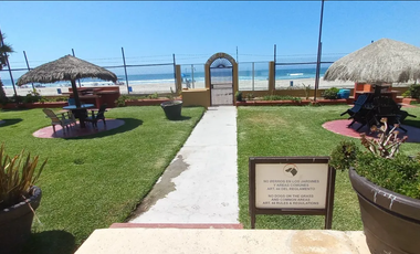Departamento amueblado en renta con acceso a la playa en rosarito
