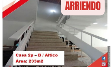 SE ARRIENDA CASA COMERCIAL 2P - BARRIO ALTICO NEIVA (HUILA -COL)