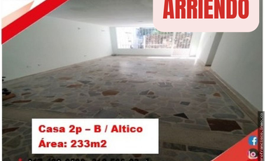 SE ARRIENDA CASA COMERCIAL 2P - BARRIO ALTICO NEIVA (HUILA -COL)