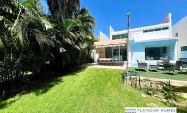 Playacar Villa For Sale in gated golf course community of Playa Del Carmen