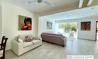 Playacar Villa For Sale in gated golf course community of Playa Del Carmen