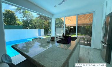 Playacar Villa For Sale in gated golf course community of Playa Del Carmen
