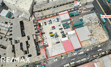 Vendo Terreno De 1819.58 M2, En Zona Altamente Comercial Cerca A Av. Abancay Y Av. Nicolas De Piérola