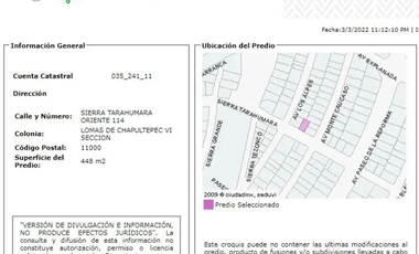 ¡¡CASA EN LA COLONIA LOMAS DE CHAPULTEPEC APROVECHA OPORTUNIDAD!!