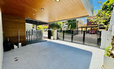 Modern Zen Type Japanese Fully Furnished House and Lot for Sale in Alabang Hills Village