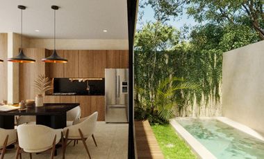 Townhouse en venta en Chuburna Mérida - Entrega febrero de 2025