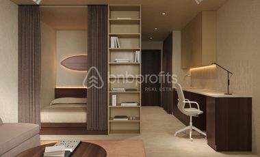 Affordable Apartment in Kedungu: Eco-Friendly 1-Bedroom Leasehold with Ocean, Rice Field, and Volcano Views