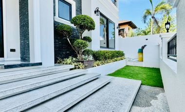 Sophisticated Style of Grand and Gracious Mediterranean Style House and Lot for Sale in Portofino South, Las Piñas City