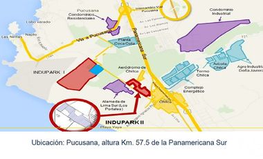 ALQ./VENTA TERRENO INDUSTRIAL CHILCA (INDUPARK)