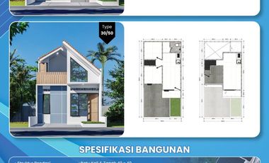 RUMAH DIJUAL MURAH BARU DI BOJONGGEDE BOGOR, Rumah Minimalis Modern Perumahan Dekat Stasiun Citayam