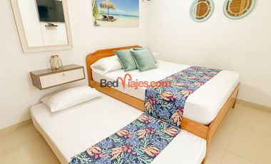 Apartamento por dias de 3 habitaciones en el Rodadero