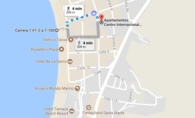 Apartamento por dias de 3 habitaciones en el Rodadero