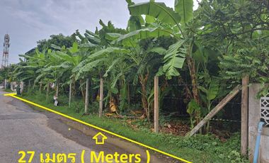 Land for sale, 202 square wah, Soi Ram Intra 65, Intersection 6, near MRT Ram Intra Station, Km.6, only 800 m. Suitable for investment as a home offic