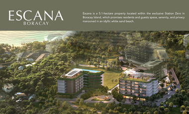 Luxurious 64.86 sqm 1BR Condo Unit with Balcony in Boracay, at Escana Boracay