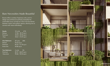 Luxurious 64.86 sqm 1BR Condo Unit with Balcony in Boracay, at Escana Boracay