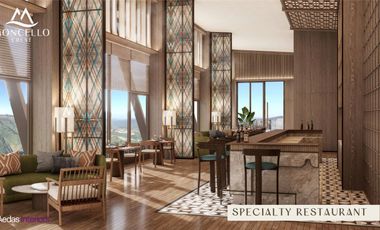 DMCI Homes Condotel For Sale Studio Unit 35 sqm at Moncello Crest in Tuba Benguet near Baguio City.
