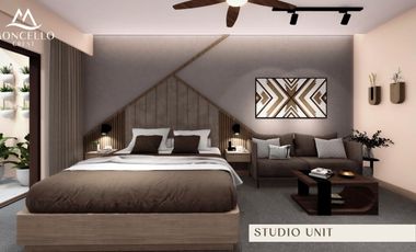 DMCI Homes Condotel For Sale Studio Unit 35 sqm at Moncello Crest in Tuba Benguet near Baguio City.