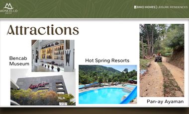 DMCI Homes Condotel For Sale Studio Unit 35 sqm at Moncello Crest in Tuba Benguet near Baguio City.