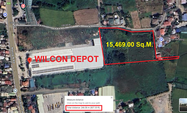 1.55 Has Agricultural Lot For Sale along Bacag Road, behind Wilcon Depot Villasis Pangasinan