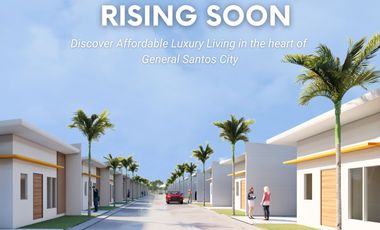 Soon to rise Socialized House and Lot in General Santos City