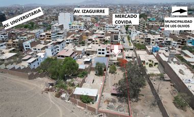 SE VENDE CASA A PRECIO DE TERRENO EN LOS OLIVOS URB. COVIDA