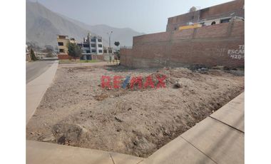 Venta De Terreno En Urb. Sol De Huampani II Etapa  - Misma Av. Balaguer - Lurigancho Chosica