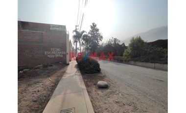 Venta De Terreno En Urb. Sol De Huampani II Etapa  - Misma Av. Balaguer - Lurigancho Chosica