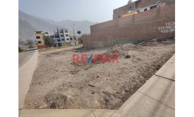 Venta De Terreno En Urb. Sol De Huampani II Etapa  - Misma Av. Balaguer - Lurigancho Chosica
