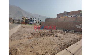 Venta De Terreno En Urb. Sol De Huampani II Etapa  - Misma Av. Balaguer - Lurigancho Chosica