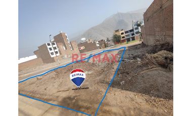 Venta De Terreno En Urb. Sol De Huampani II Etapa  - Misma Av. Balaguer - Lurigancho Chosica