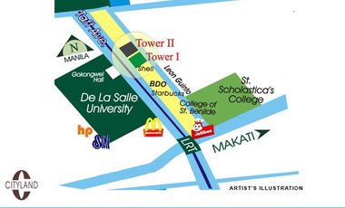 Cityland The Manila Residences Tower II 1-Bedroom Unit