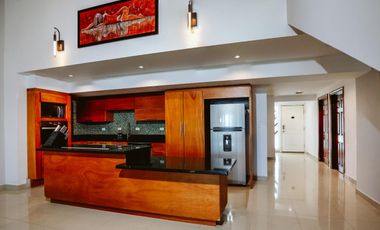 Departamento con jardín, alberca, Jacuzzi privado, en venta, Zona Hotelera Sur, Cozumel