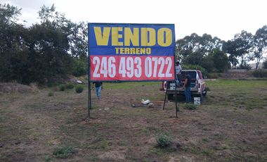 VENDO EXCELENTE TERRENO  A PIE DE CARRETERA EN IXTACUIXTLA