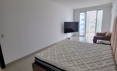 En alquiler amplio y lujoso departamento amoblado, Isla Mocoli, via a Samborondon