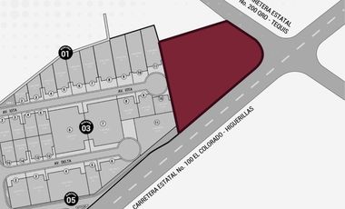 Macrolote Comercial en zona industrial, en venta, a un lado del Aeropuerto de Querétaro.