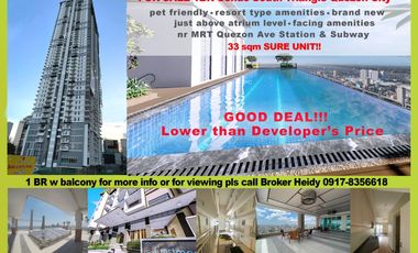 Quezon City Condo 1BR near Vertis North ABSCBN The Crestmont Rush for Sale!