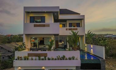 3 Bedroom Villa with Ocean View in Jimbaran for Rent Yearly